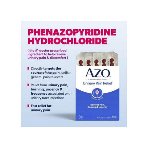 Azo, Urinary Pain Relief, Box Of 30