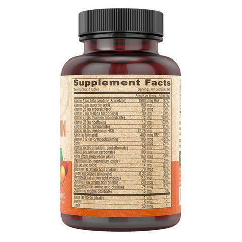 Deva Vegan Vitamins, Vegan Multivitamin And Mineral Supplement Iron Free, 90 Tab Deva Vegan Vitamins