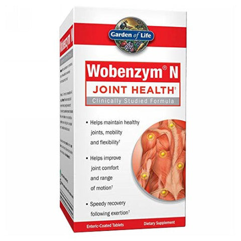 Garden of Life, Wobenzym N, 800 Tabs Garden of Life