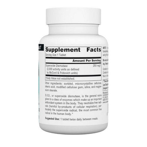 Source Naturals, Sod 2000 Units, 90 Tabs Source Naturals