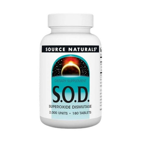 Source Naturals, Sod 2000 Units, 180 Tabs Source Naturals