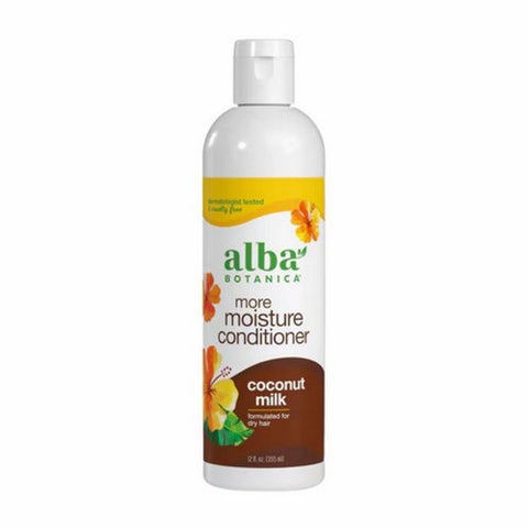 Alba Botanica, Mega Moisture Conditioner Coconut Milk, 12 Oz Alba Botanica