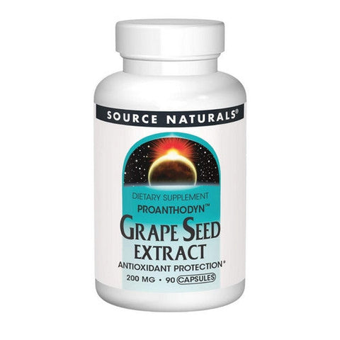 Source Naturals, Proanthodyn Grape Seed Extract, 200 Mg, 90 Caps