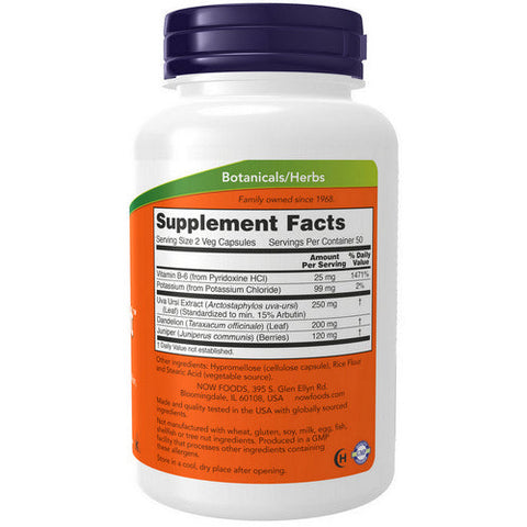 Now Foods, Water Out Herbal Diuretic, 100 Vcaps Now Foods