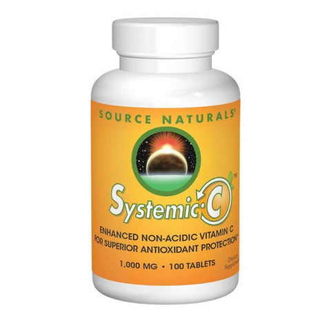 Source Naturals, Systemic C tablets, 1000mg, 100 Tabs Source Naturals