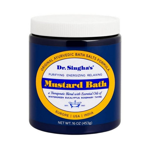 Dr. Singha's, Mustard Bath Ayurvedic Bath Salts, 16 Oz