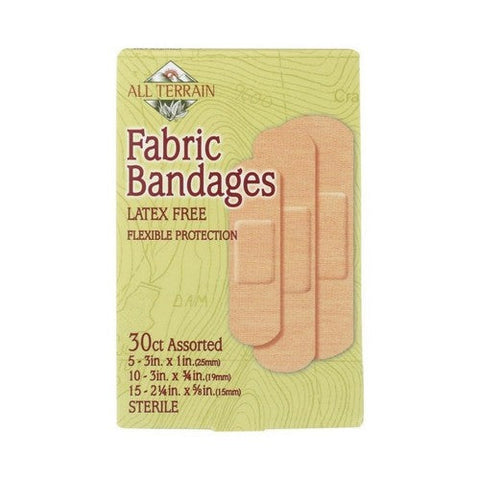 All Terrain, Fabric Bandages - Assorted, 30 Pc All Terrain