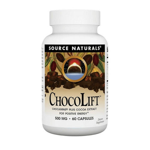 Source Naturals, Choco Lift, 500 Mg, 60 caps Source Naturals
