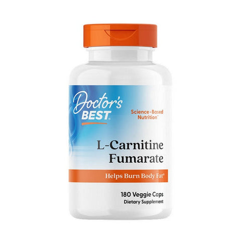 Doctors Best, L-Carnitine Fumarate With Biosint Carnitines, 855 mg, 180 Veggie Caps Doctors Best