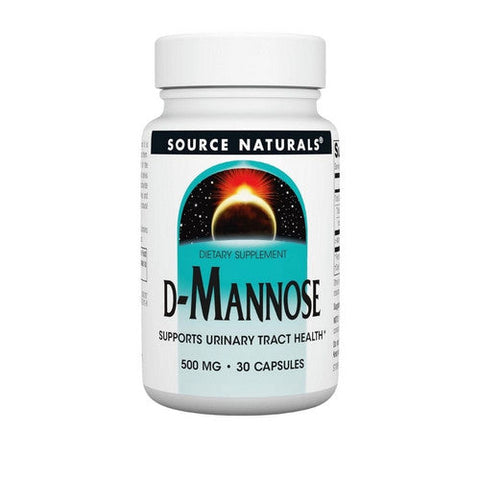Source Naturals, D-Mannose, 500 Mg, 30 Caps Source Naturals