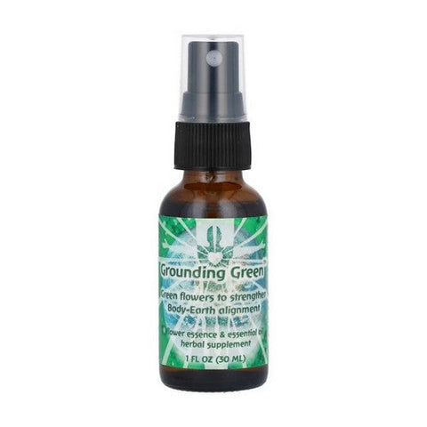 Flower Essence Services, Grounding Green Spray, 1 oz