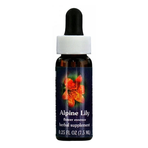 Flower Essence Services, Alpine Lily Herbal Supplement Dropper, 0.25 oz Flower Essence Services