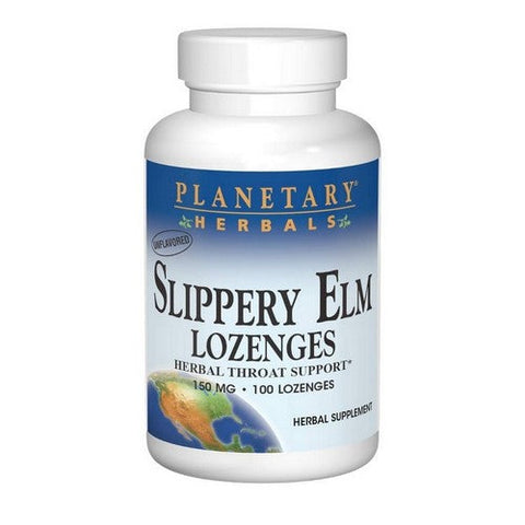 Planetary Herbals, Slippery Elm Lozenges, 100 Count Planetary Herbals