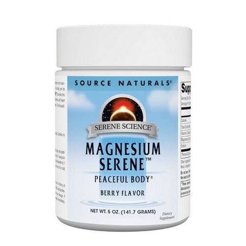 Source Naturals, Magnesium Serene, Berry Flavor 5 oz Source Naturals