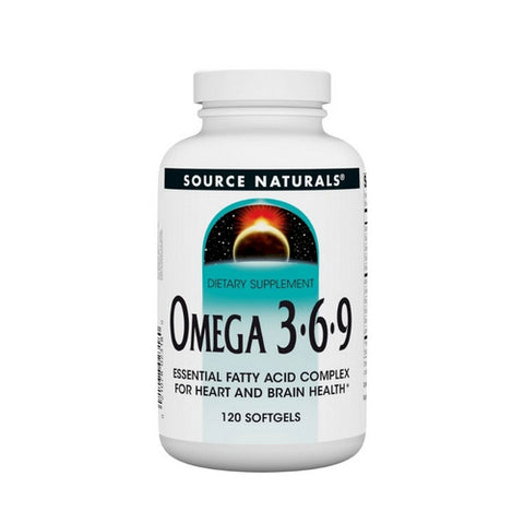 Omega 3, 6, 9 120 Softgels by Source Naturals