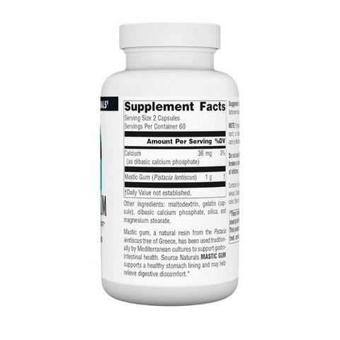 Source Naturals, Mastic Gum Extract, 500 mg, 120 Caps Source Naturals