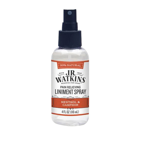 J R Watkins, Natural Pain Relieving Liniment Spray, 4.0 oz J R Watkins