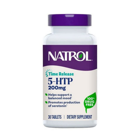 Natrol, 5-HTP Time Release, 200 Mg, 30 Tabs