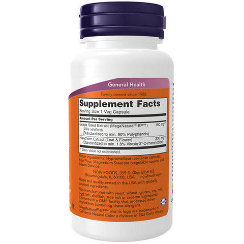 Now Foods, Blood Pressure Health, 90 Vcaps
