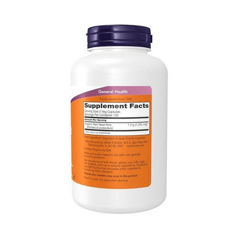 Now Foods, Red Yeast Rice Extract, 600 mg, 240 Vcaps Now Foods
