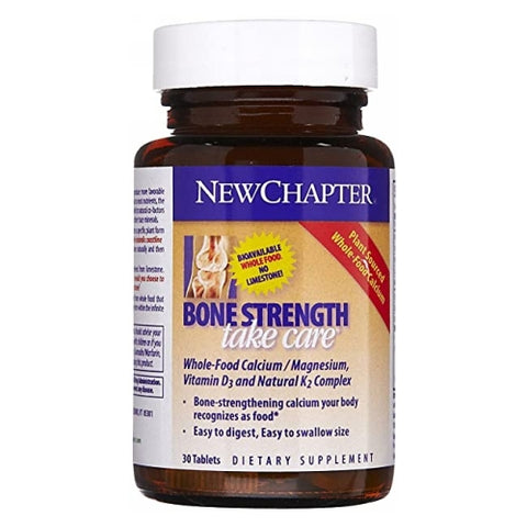 New Chapter, Bone Strength Take Care Organic Plant Calcium, 30 Tabs New Chapter