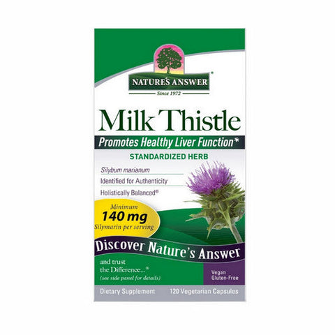 Nature's Answer, Milk Thistle Seed Extract, 140 Mg, 120 Veg Caps Nature's Answer
