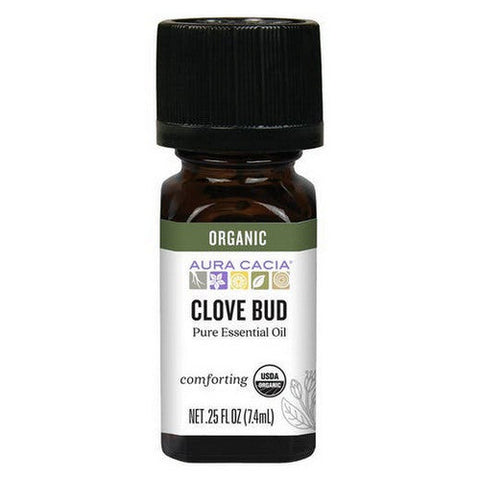 Aura Cacia, Essential Oil, Clove Bud 0.25 oz Aura Cacia