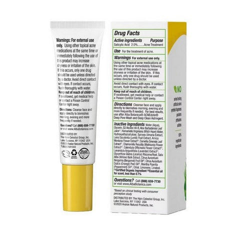 Alba Botanica, AcneDote Invisible Treatment Gel Maximum Strength, .5 oz Alba Botanica