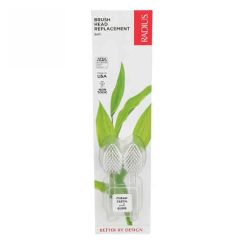 Radius, Toothbrush Replacement Heads Soft, 1 CT Radius