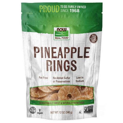 Now Foods, Pineapple Rings, 340g, 12 Oz Now Foods