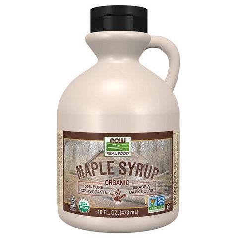 Now Foods, Organic Maple Syrup Grade A, Dark Color, 16 Oz Now Foods