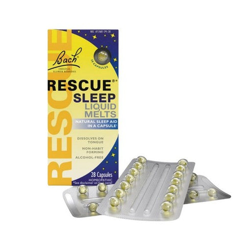 Bach, Rescue Sleep Liquid Melts, 28 Caps