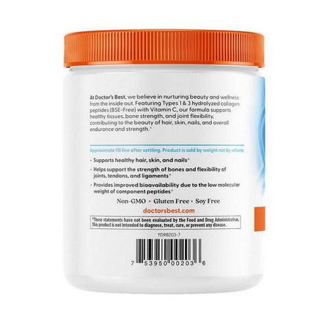 Doctors Best, Pure Collagen Types 1 And 3 Powder, 200 Grams Doctors Best