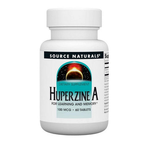 Source Naturals, Huperzine A, 100 MCG, 60 tabs