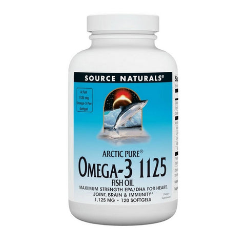 Source Naturals, ArcticPure Omega-3 1125 Fish Oil, 30 softgels Source Naturals