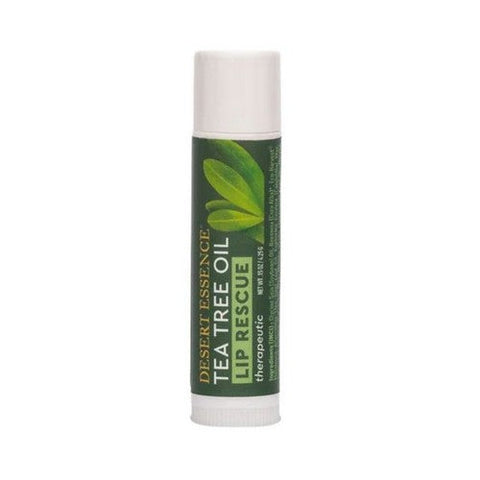 Desert Essence, Lip Rescue Tea Tree Oil Lip Balm, 0.15 oz Desert Essence