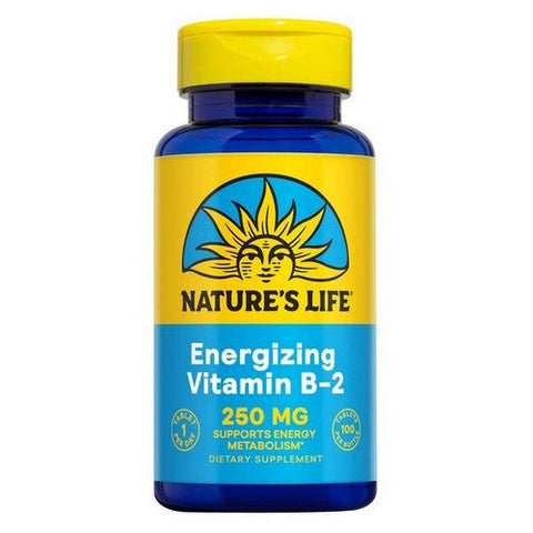 Nature's Life, Vitamin B-2, 250 mg, 100 tabs Nature's Life