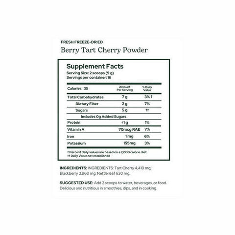 Eclectic Herb, Berry Tart Cherry Powder, 144 Grams Eclectic Herb