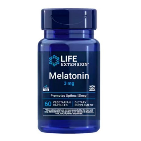 Life Extension, Melatonin, 3 mg, 60 caps Life Extension