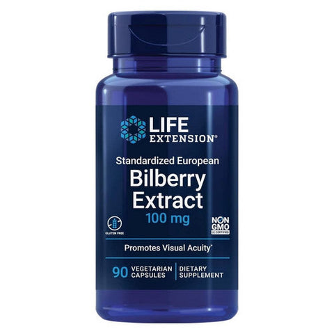 Life Extension, Bilberry Extract, 100 MG, 90 Veg Caps Life Extension