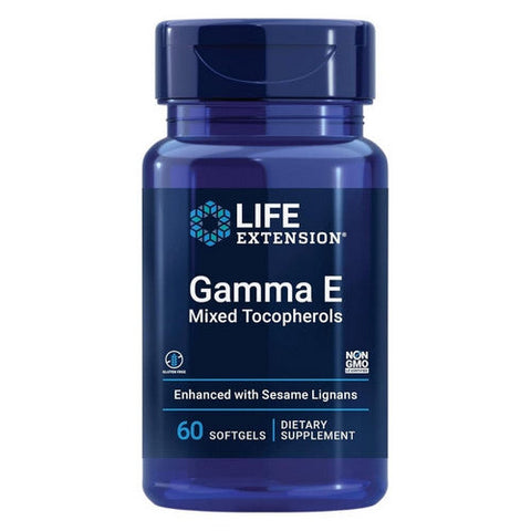 Life Extension, Gamma E Mixed Tocopherols, 60 Softgels Life Extension