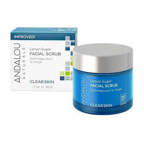 Andalou Naturals, Lemon Sugar Facial Scrub,, 1.7 Oz Andalou Naturals