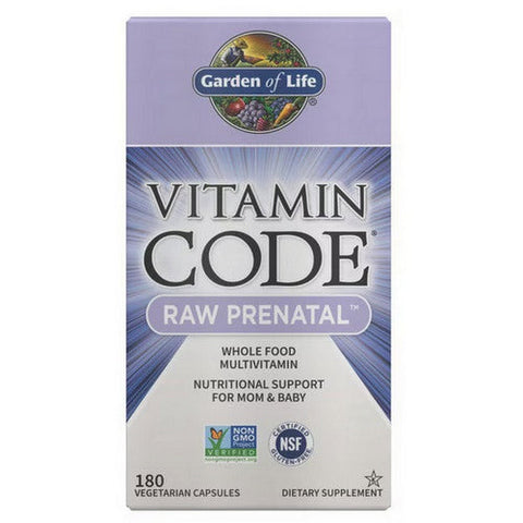 Garden of Life, Vitamin Code Raw Prenatal, 180 Veg Caps Garden of Life