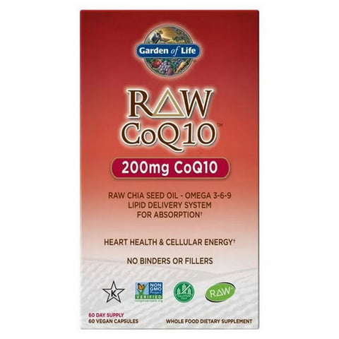Raw Coq10 60 Caps by Garden of Life