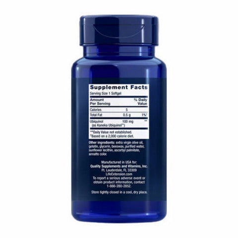 Life Extension, Super Ubiquinol CoQ10, 100 mg, 60 sgels