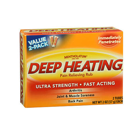 Mentholatum, Deep Heating Pain Relieving Rub, 2 Oz Mentholatum