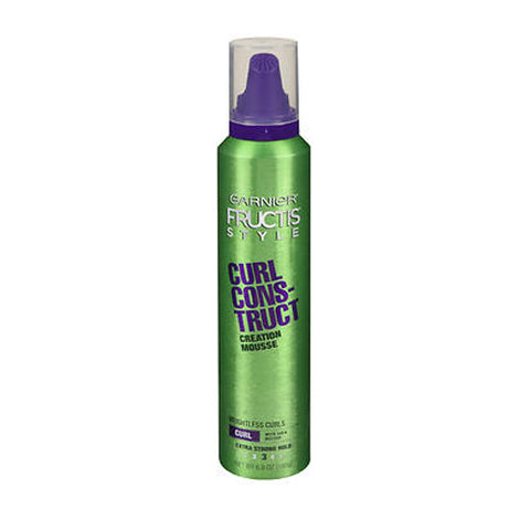 Garnier Fructis, Style Hold Curl Construct Mousse Extra Strong, 6.8 oz Garnier Fructis