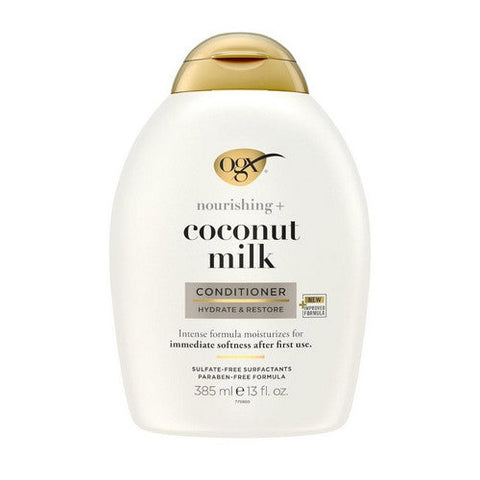 OGX, Nourishing + Coconut Milk Conditioner For Strong And Healthy Hair, 13 Oz OGX