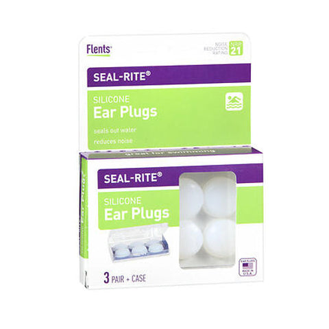 Flents, Seal-Rite Silicone Ear Plugs, 3 pair Flents