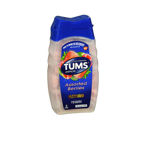 The Honest Company, Tums Ultra Strength 1000 Chewable, Assorted Berries 72 tabs Tums